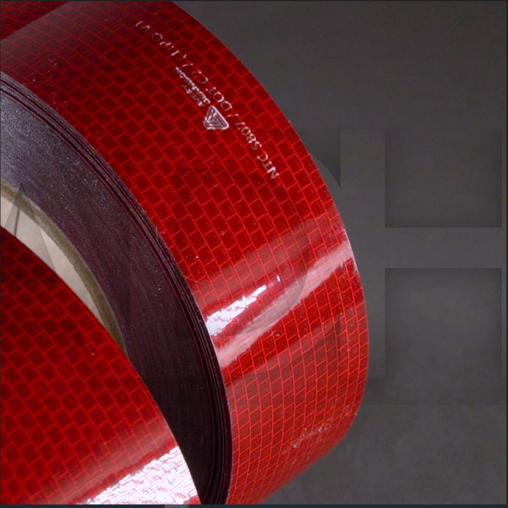 REFLECTIVO AVERY DENNISON CONSPICUITY DE 5 CM X 45.7 MT V-5820-10 11/7 CLMB ROJO Y BLANCO ROJO