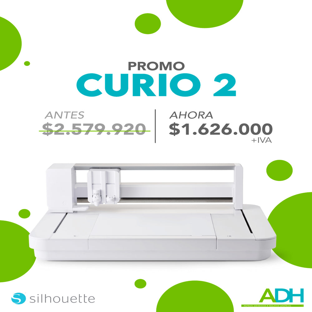 PLOTTER CORTE Y GRABADO CURIO 2 SILHOUETTE 32 X 32 CM