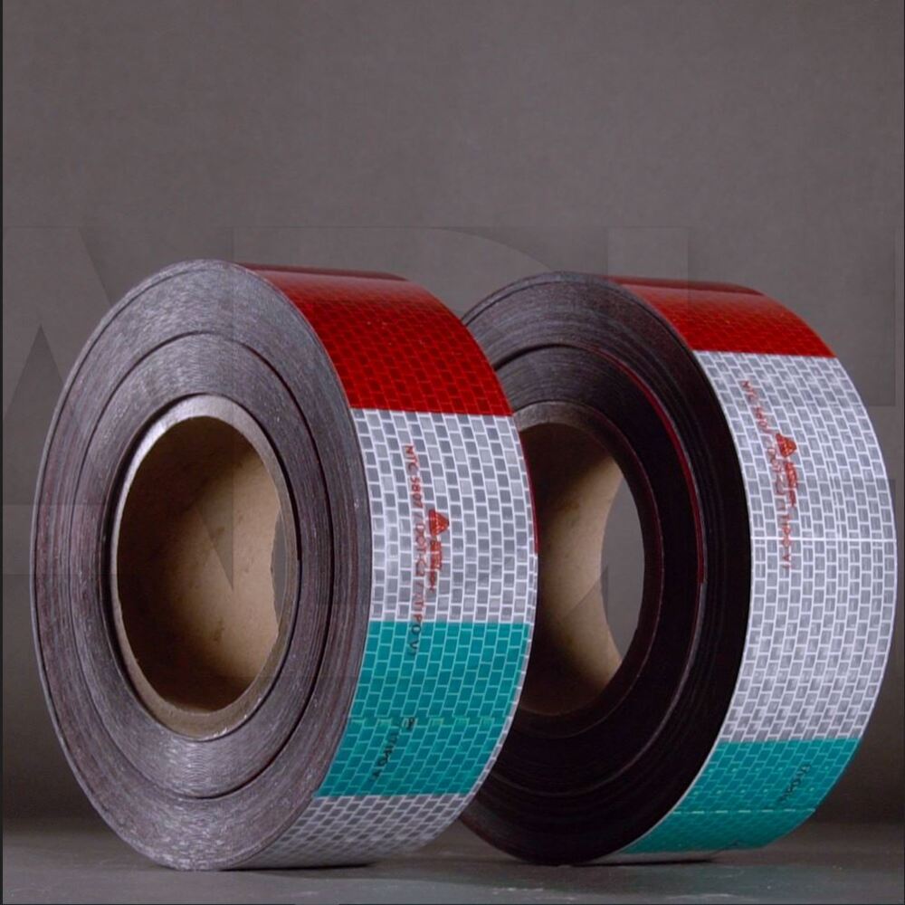REFLECTIVO AVERY DENNISON CONSPICUITY DE 5 CM X 45.7 MT V-5820-10 11/7 CLMB ROJO Y BLANCO ROJO