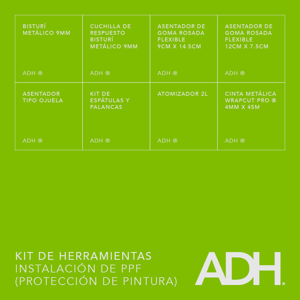 KIT PARA INSTALACIÓN DE PPF