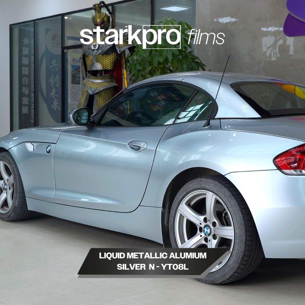 WRAP LIQUID METALLIC ALUMIUM SILVER REF N-YT08L DE 1.52 MTS