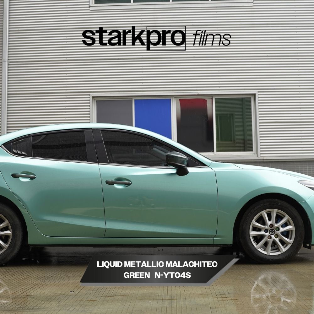 WRAP LIQUID METALLIC MALACHITEC GREEN REF N-YT04S DE 1.52 MTS