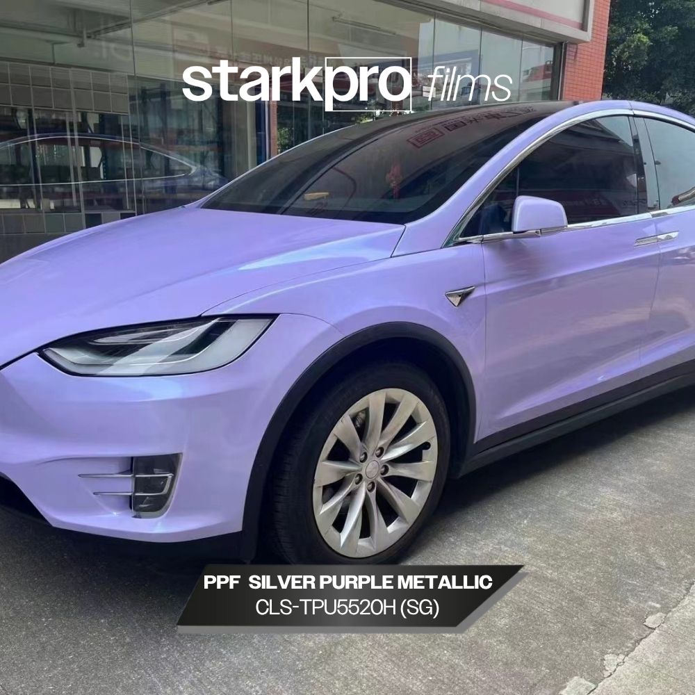 PAINT PROTECTION (PPF) SILVER PURPLE METALLIC CLS-TPU5520H(SG) DE 1.52 MTS