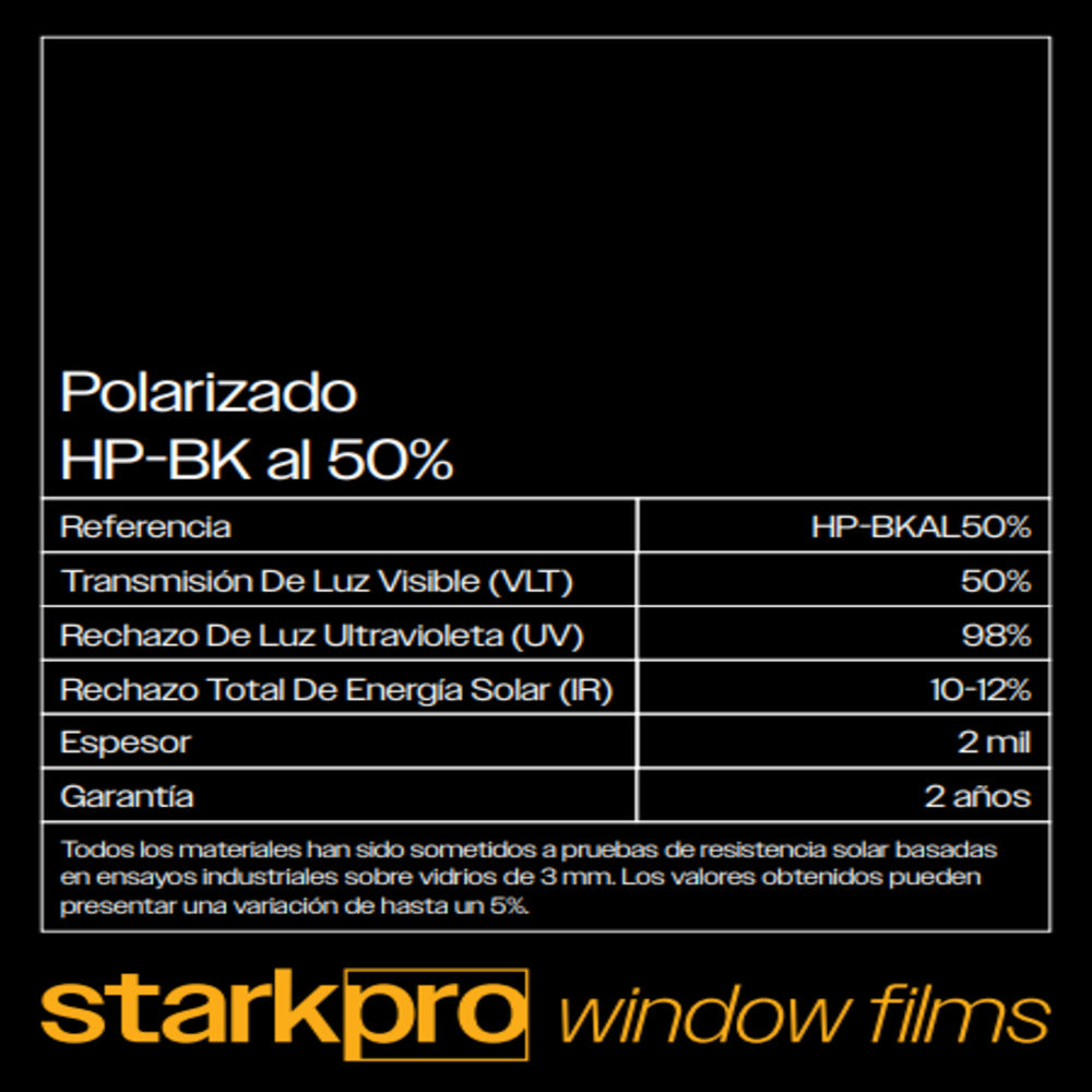 POLARIZADO STARKPRO HP-BK DE 1.52MS