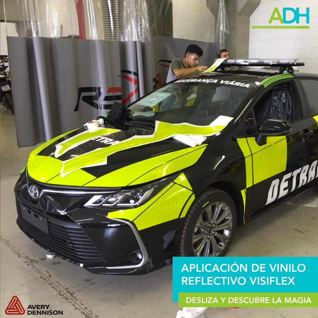REFLECTIVO VISIFLEX PARA ROTULACIÓN VEHICULAR AVERY DENNISON V-8000