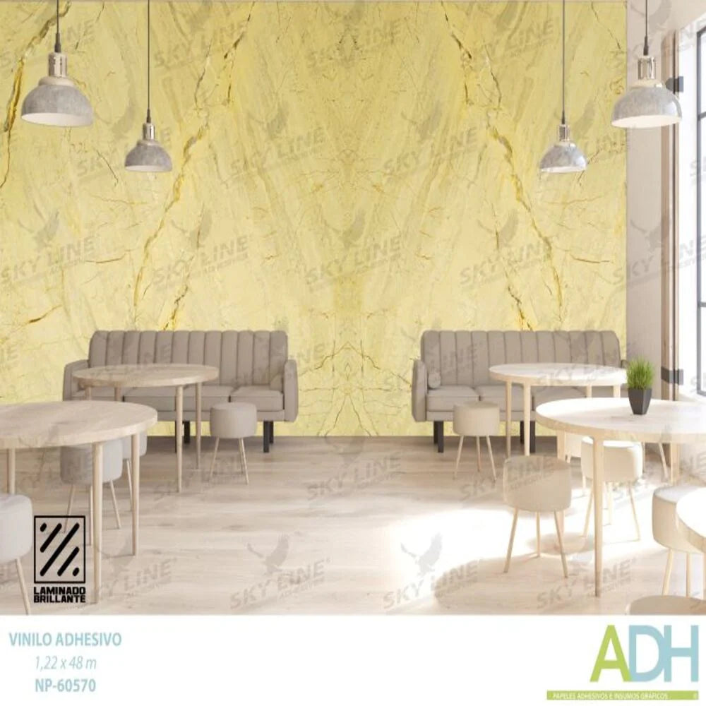 VINILO DECORATIVO TEXTURIZADO TIPO LADRILLO, MADERA Y MÁRMOL NOVO NP-60570