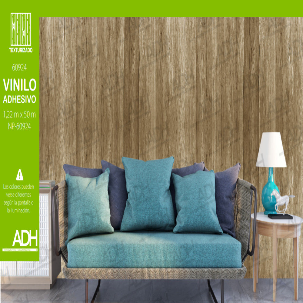 VINILO FONDO MADERA NP-60924 DE 1.22 MTS