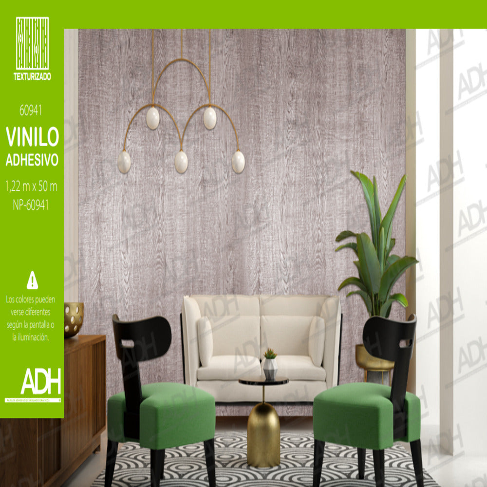 VINILO FONDO MADERA BEIGE CAFE ENVEJECIDA NP-60941 DE 1.22 MTS