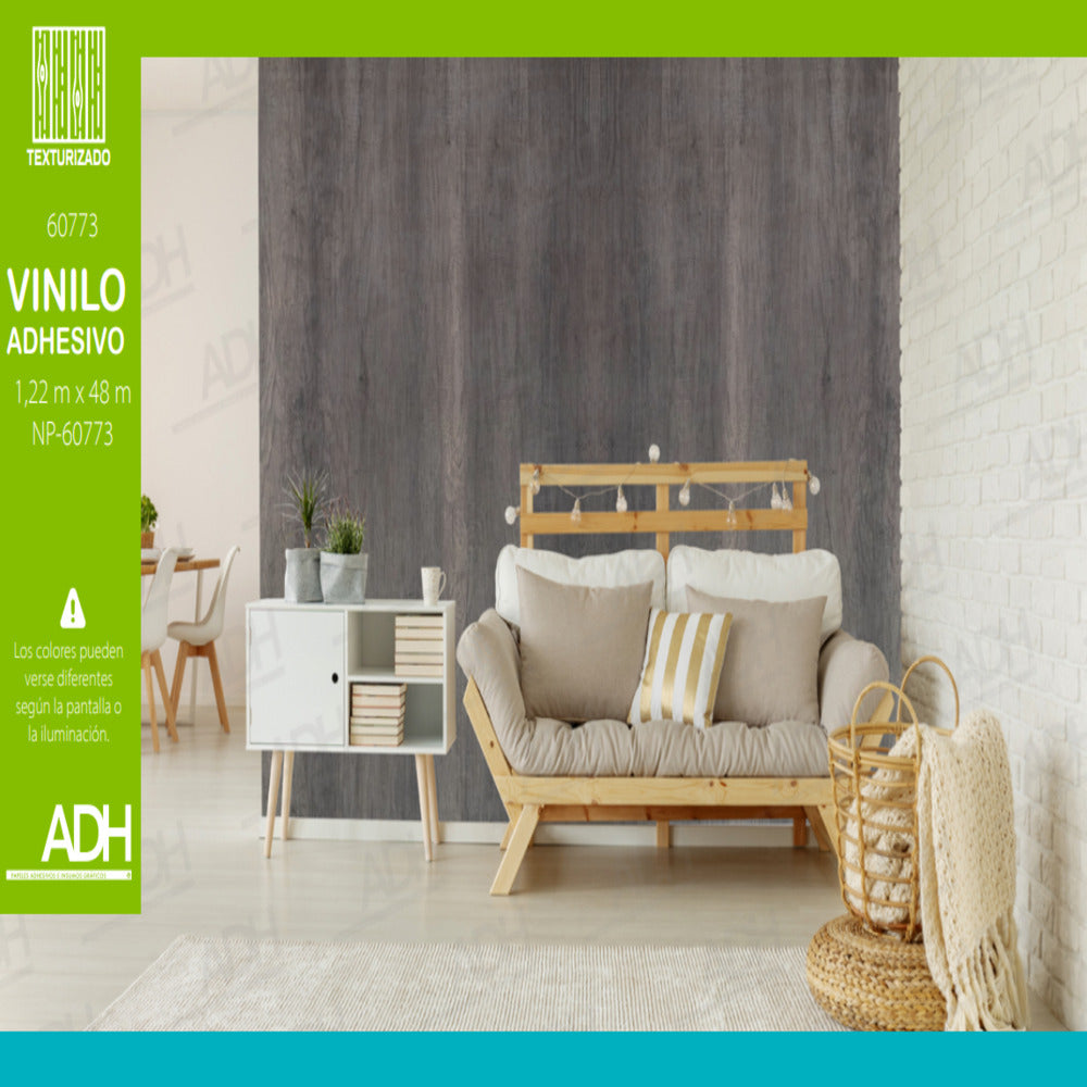 VINILO FONDO MADERA CAFE INTERMEDIA NP-60773 DE 1.22MTS