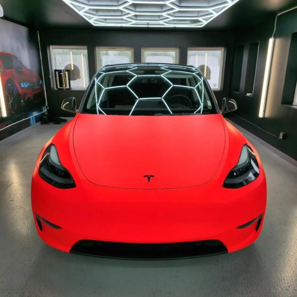 WRAP RED FLUORESCENT SATIN HX20615S DE 1.52MT