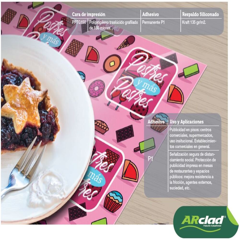 VINILO FLOORGRAPHICS ARCLAD 6 MESES