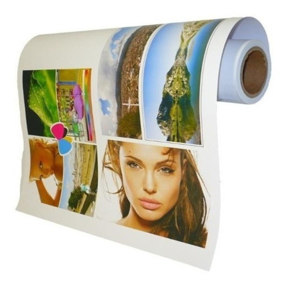 FOTOGRAFICO BRILLANTE SIN ADHESIVO BASE AGUA EN ANCHO DE 1.07MTS PRECIO METRO