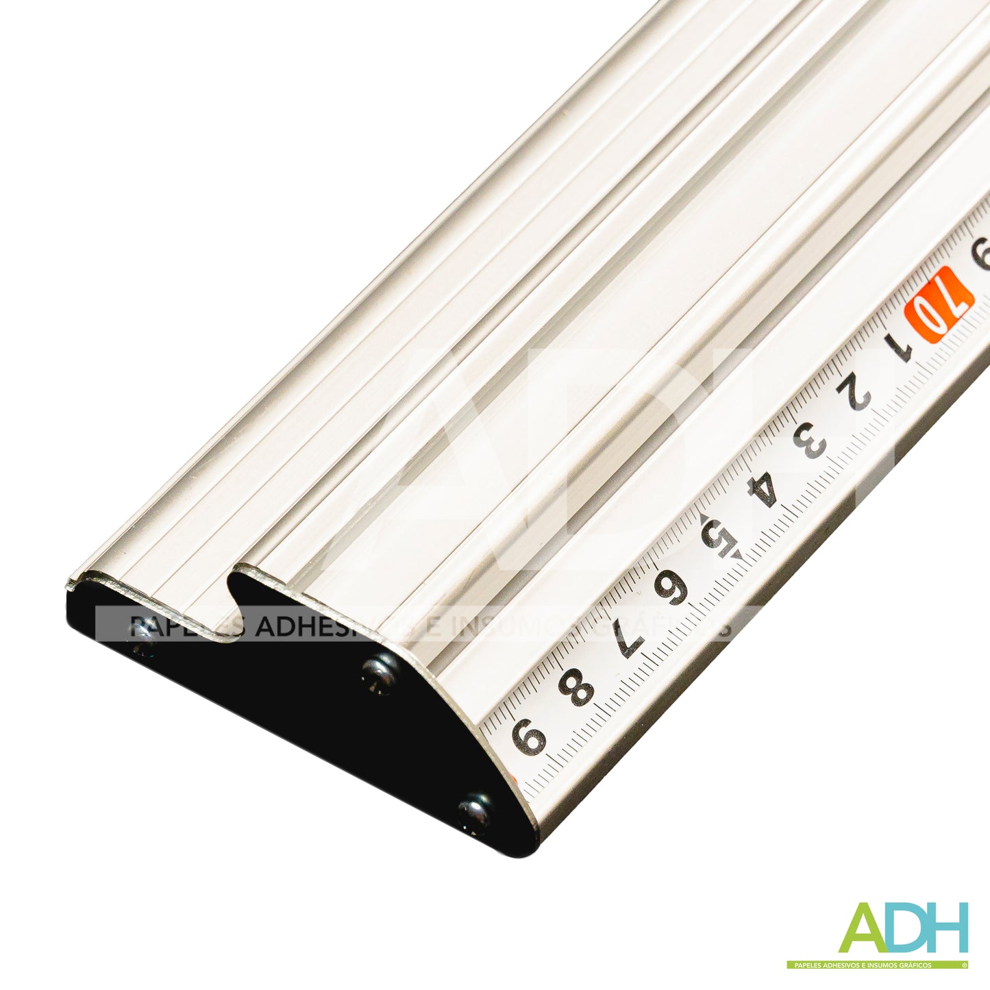REGLA DE SEGURIDAD DE ALUMINIO X 1 MT ADH