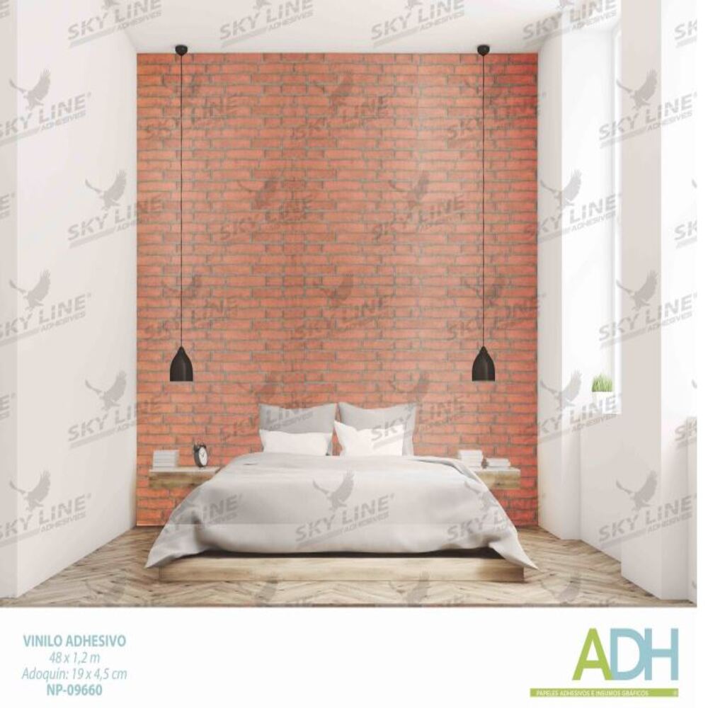 VINILO TEXTURIZADO TIPO LADRILLO,MADERA Y MARMOL NP-09660