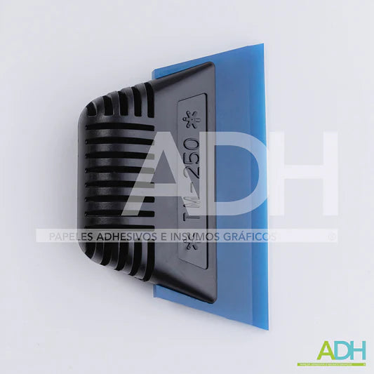 ASENTADOR CON AGARRE PLÁSTICO Y BORDE DE SILICONA AZUL ADH TM250