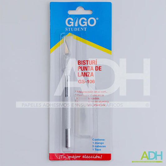 BISTURÍ METÁLICO TIPO X-ACTO ADH EX-147