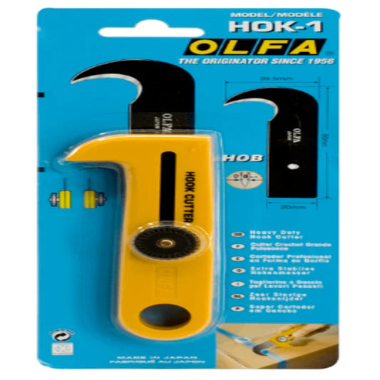BISTURÍ TIPO GANCHO OLFA HOK-1