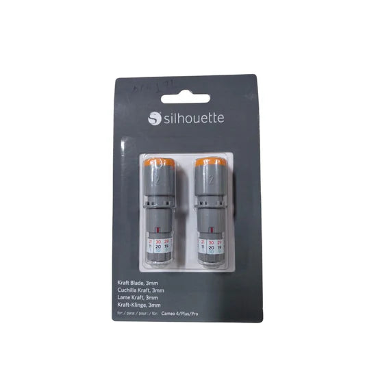 CUCHILLA KRAFT 3 MM PARA PLOTTER SILHOUETTE CAMEO 4, 5 Y CURIO 2