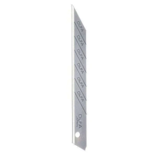 CUCHILLA PARA BISTURÍ 9 MM 30° EN CARBONO X10 OLFA SAB-10