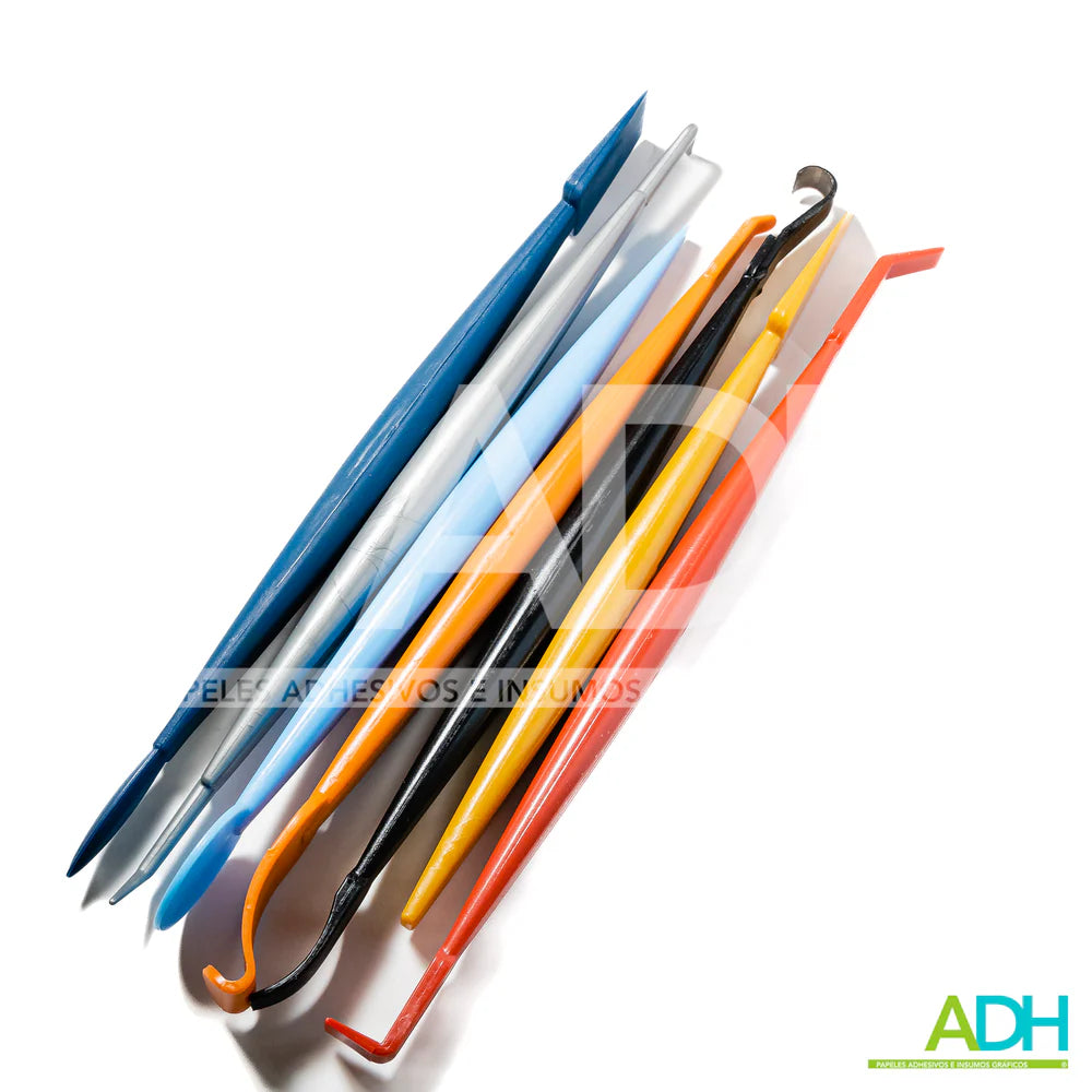 KIT DE ESPÁTULAS Y PALANCAS FLEXIBLES PARA WRAP Y PPF X 7 UNIDADES ADH
