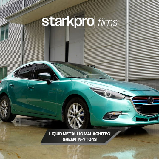WRAP LIQUID METALLIC MALACHITEC GREEN REF N-YT04S DE 1.52 MTS