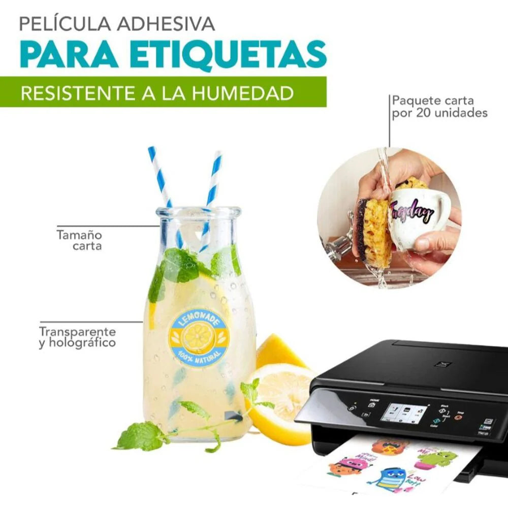 PET TRASLÚCIDO TAMAÑO CARTA ADH