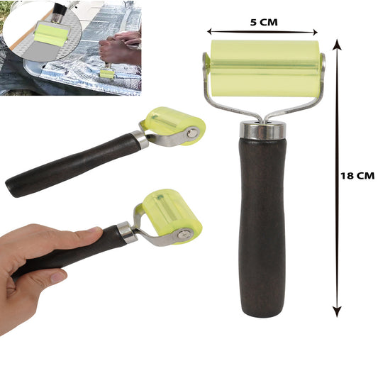 RODILLO DE SILICONA PARA INSTALAR VINILOS DE 5 CM Y MANGO 18 CM