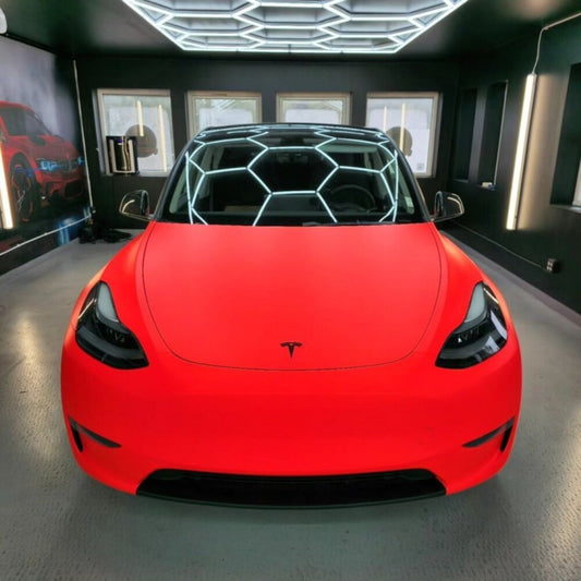 WRAP RED FLUORESCENT SATIN HX20615S DE 1.52MT