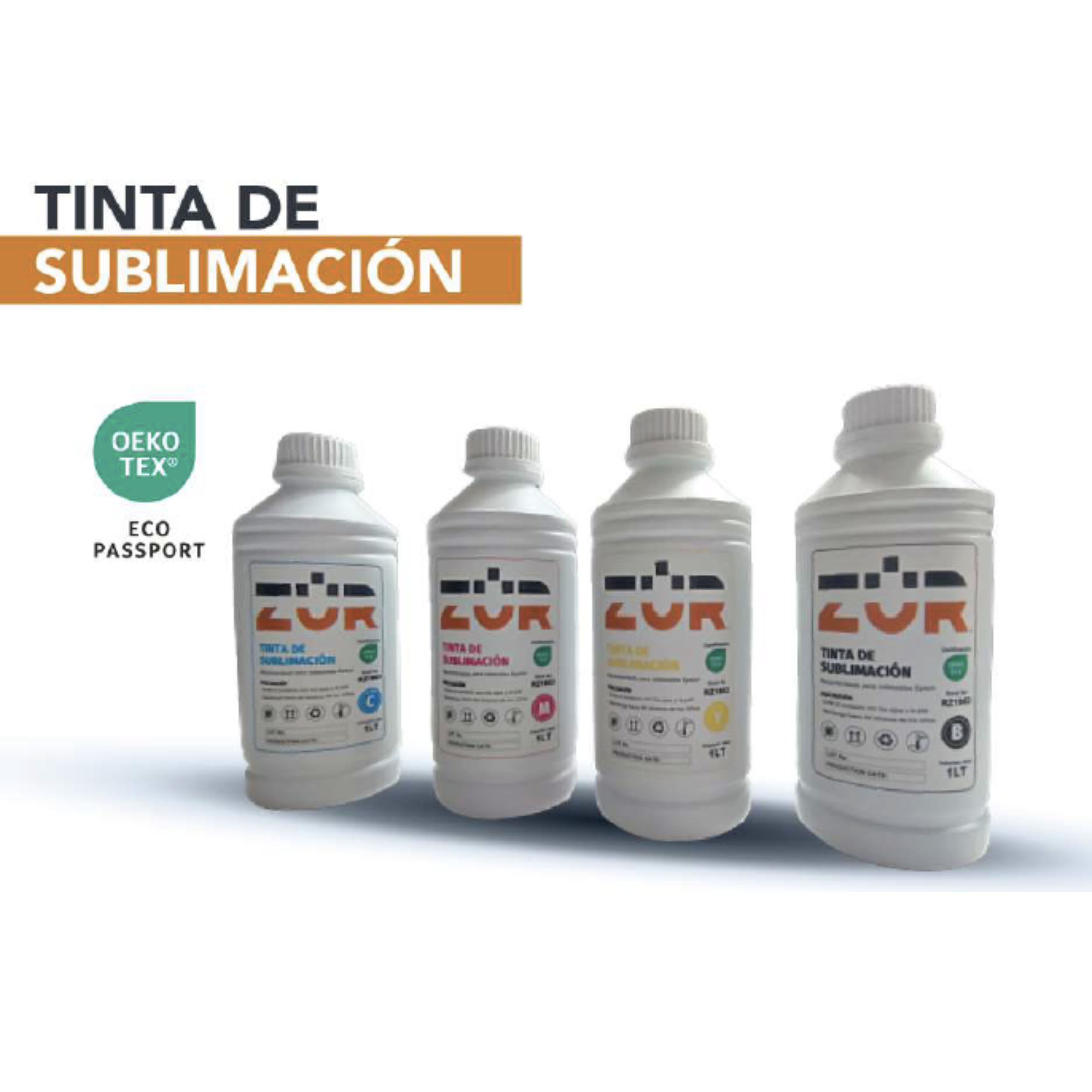 TINTA TEXTIL ZUR SUBLIMACIÓN X 1 LITRO