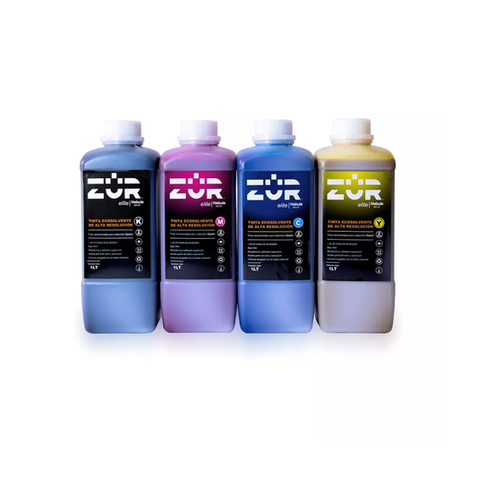TINTA ECOSOLVENTE ZUR ELITE - NEBULA X 1 LITRO