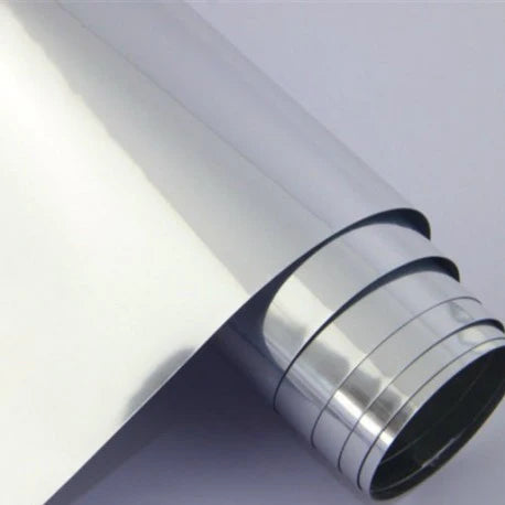 VINILO METALIZADO CROMO ESPEJO PARA CORTE EN PLOTTER ADH