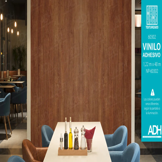 VINILO DECORATIVO MADERA CAFÉ CARAMELO NOVO NP-60302