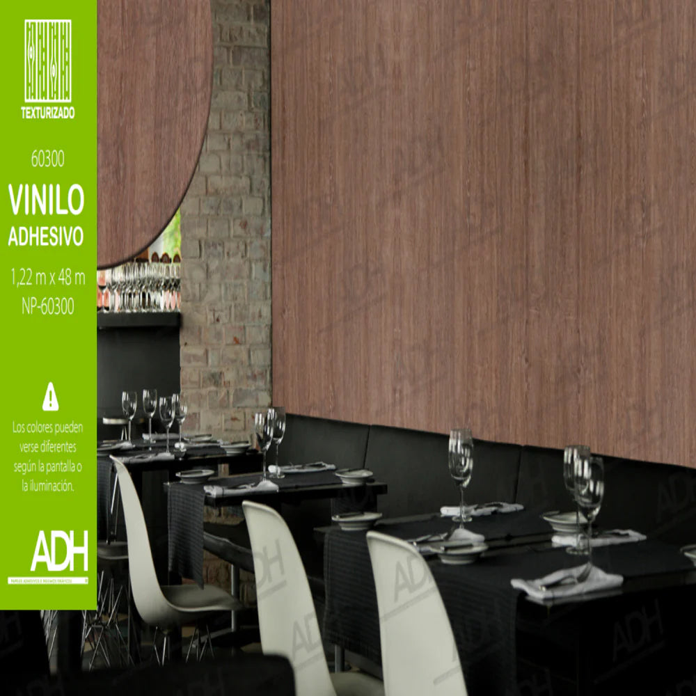 VINILO DECORATIVO MADERA CAFÉ GRIS BETAS NOVO NP-60300