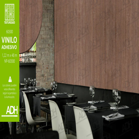 VINILO DECORATIVO MADERA CAFÉ GRIS BETAS NOVO NP-60300