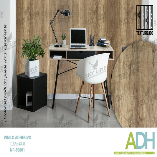 VINILO DECORATIVO MADERA NOVO NP-60801