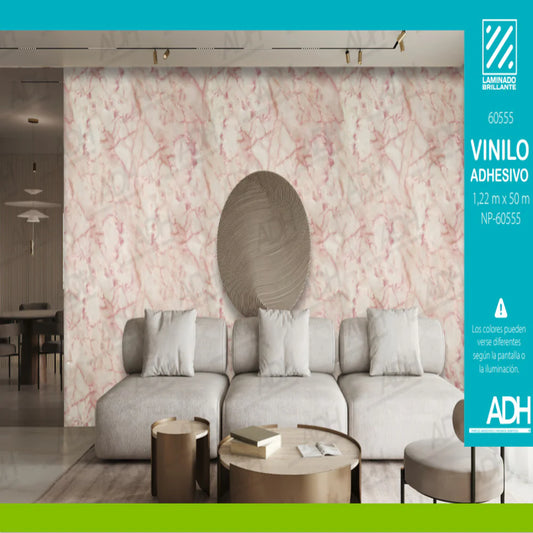 VINILO DECORATIVO MÁRMOL BEIGE BETA GRUESA VINTAGE NOVO NP-60555