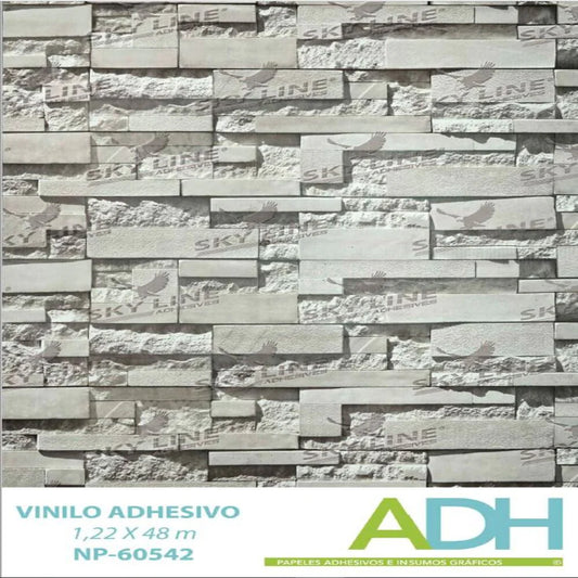 VINILO DECORATIVO TEXTURIZADO TIPO LADRILLO, MADERA Y MÁRMOL NOVO NP-60542