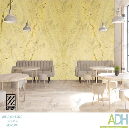 VINILO DECORATIVO TEXTURIZADO TIPO LADRILLO, MADERA Y MÁRMOL NOVO NP-60570