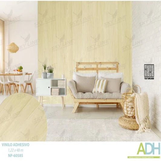 VINILO DECORATIVO TEXTURIZADO TIPO LADRILLO, MADERA Y MÁRMOL NOVO NP-60585