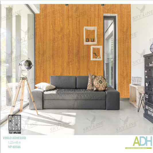 VINILO DECORATIVO TEXTURIZADO TIPO LADRILLO, MADERA Y MÁRMOL NOVO NP-60586