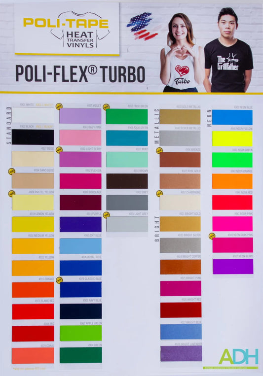 VINILO TEXTIL POLITAPE POLI-FLEX TURBO