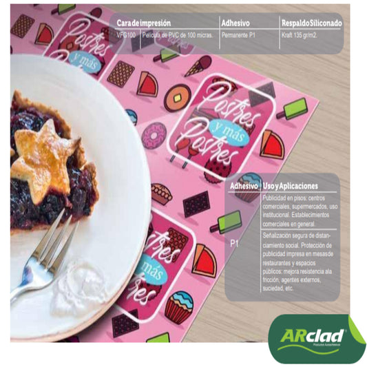 Vinilo floorgraphics ARclad 6 meses de garantia 100 Grms