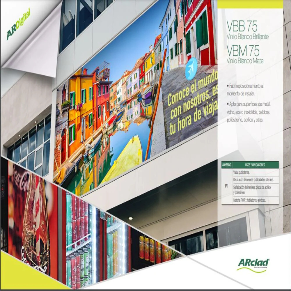 VINILO DE IMPRESIÓN P1 ARCLAD VBM75-P1-K135S