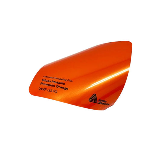 WRAP METALLIC PUMPKIN ORANGE BRILLANTE UWF-257G DE 1.52 MTS