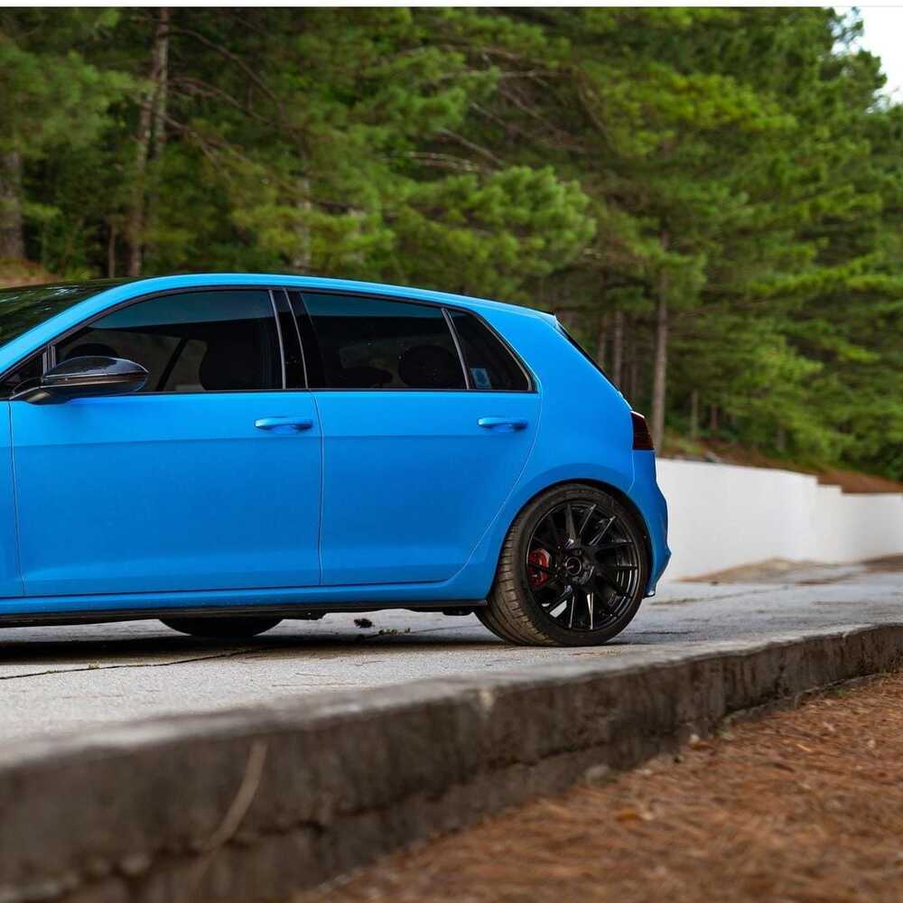WRAP ARA BLUE METALLIC SATIN HEXIS HX20219S