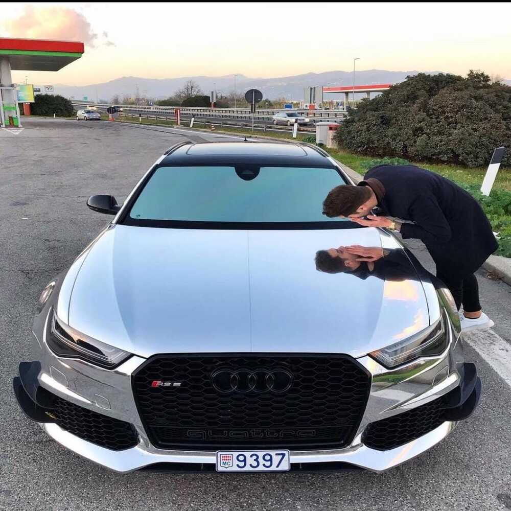 WRAP CHROMO SILVER GLOSS HEXIS HX30SCH01B