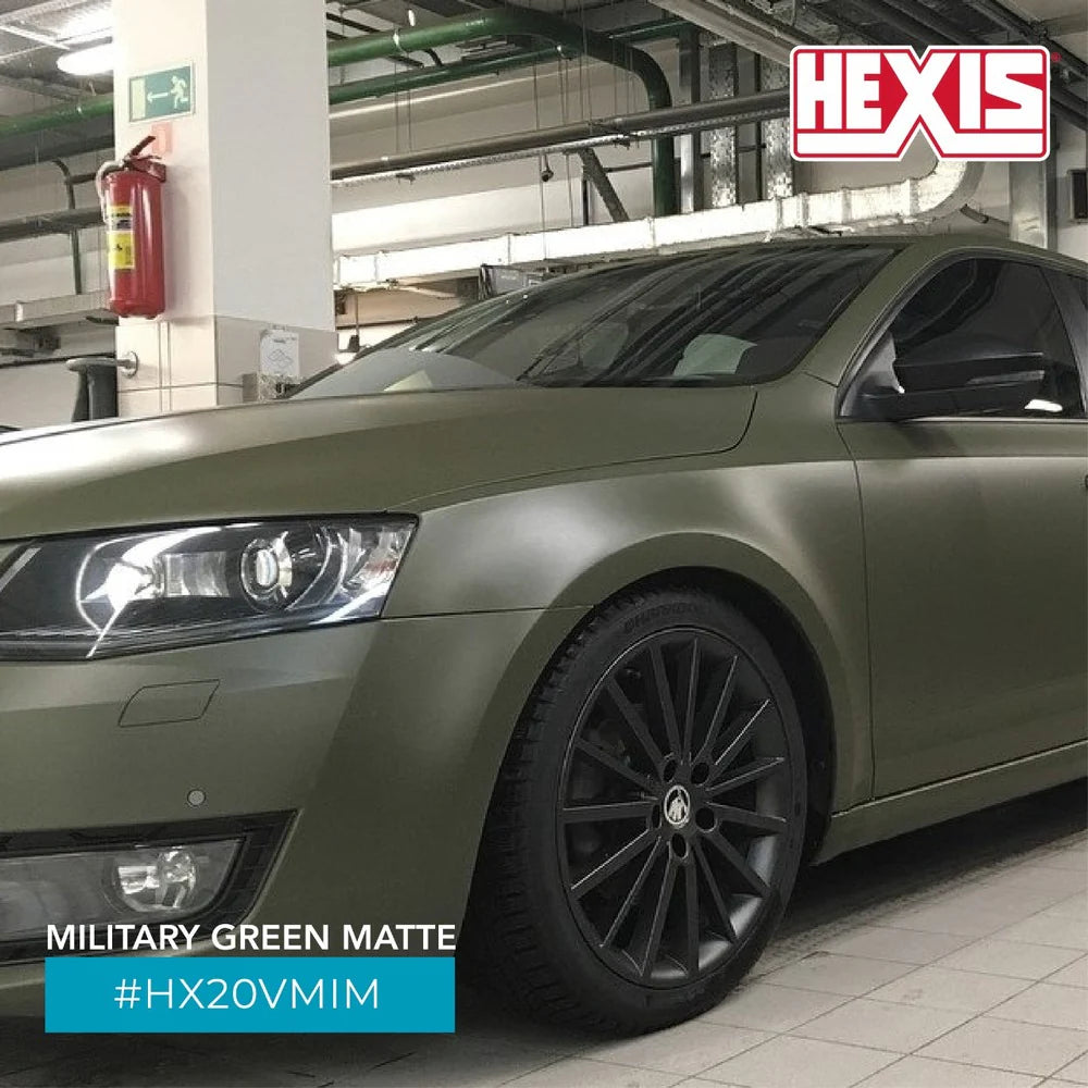 WRAP MILITARY GREEN MATTE HEXIS HX20VMIM