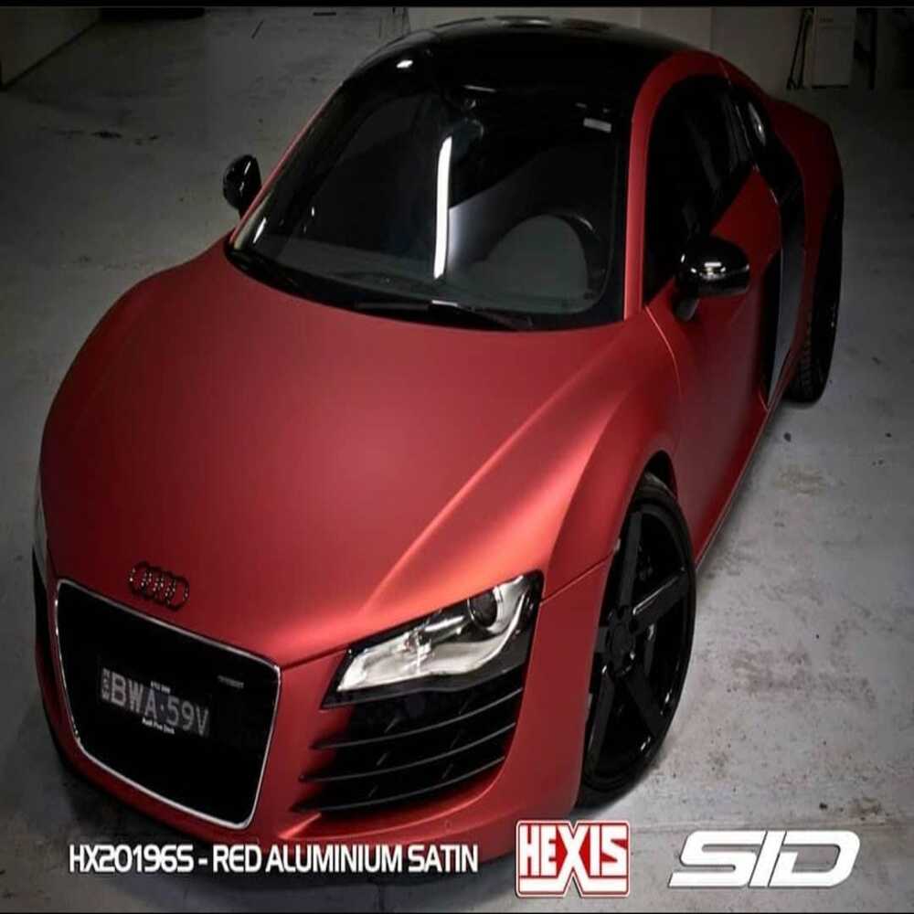 WRAP RED ALUMINUM SATIN HX20196S DE 1.52MT