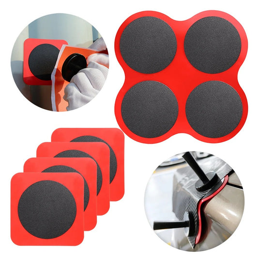 PARCHE MAGNETICOS Y SILICONA PARA INSTALACION VINILOS EN VIDRIO X UNIDAD
