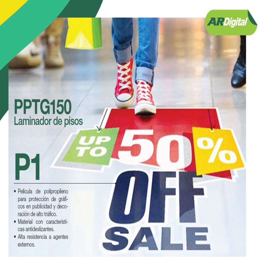 Vinilo floor graphics ARclad 6 meses de garantia 100 Grms